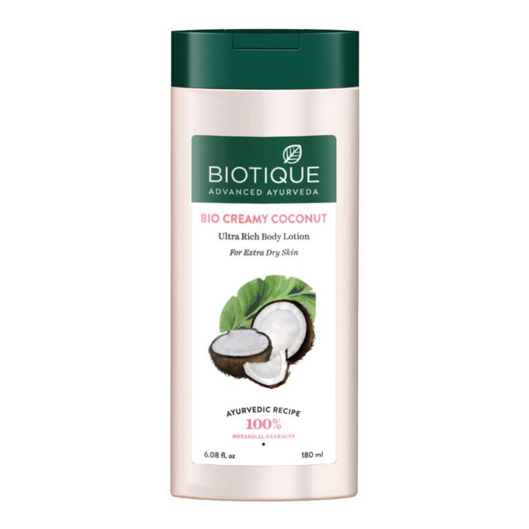 Biotique Creamy Coconut Deep Nourish Body lotion For Extra Dry Skin | Heals, Repairs, and Soothes the Skin | Moisturizing and Skin-Humidifying | 100% Botanical Extracts| All...
