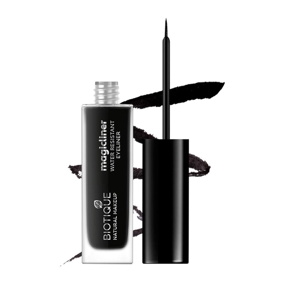 Biotique Natural Makeup Magicliner, Midnight Black, 9ml