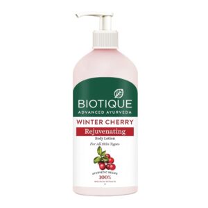 Biotique Winter Cherry Rejuvenating Body Lotion | Moisturizes and Hydrates the Skin | Prevents Ageing, Wrinkles and Dark Spots| 100% Botanical Extracts| Suitable for All Skin...