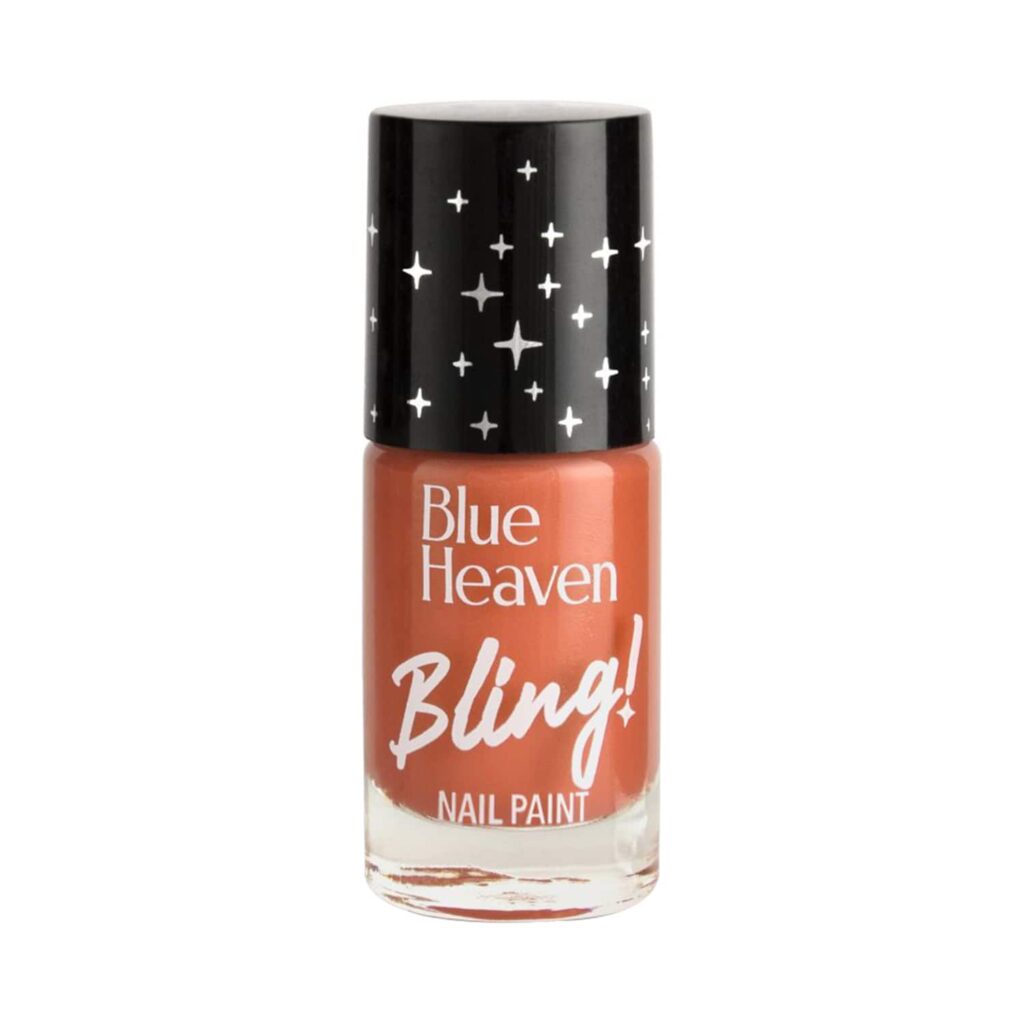 Blue Heaven Bling Nail Paint - 10 Amber Glow (8ml) - Blue Heaven