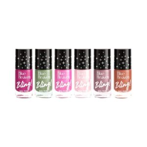 Blue Heaven Bling Nail Paint - Boss Babe Edition (6Pcs) - Blue Heaven