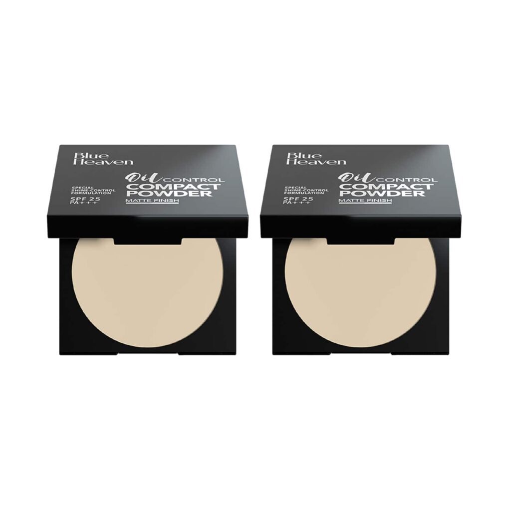 Blue Heaven Compact Powder-Vanilla-Very Fair & All In One Make Up Stick-Vanilla Very Fair Combo - Blue Heaven