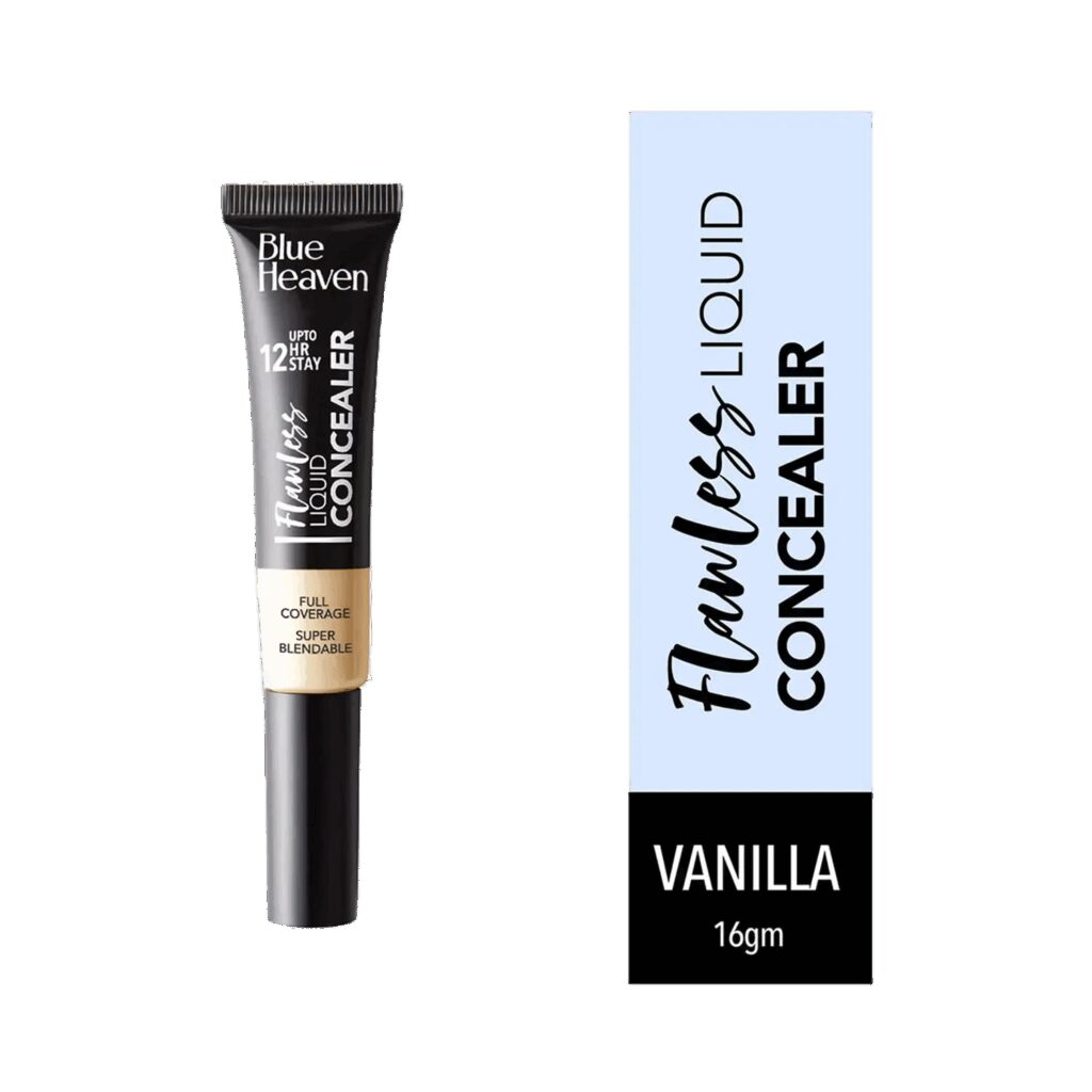 Blue Heaven Flawless Liquid Concealer - 101 Vanilla Vety Fair (16ml) - Blue Heaven