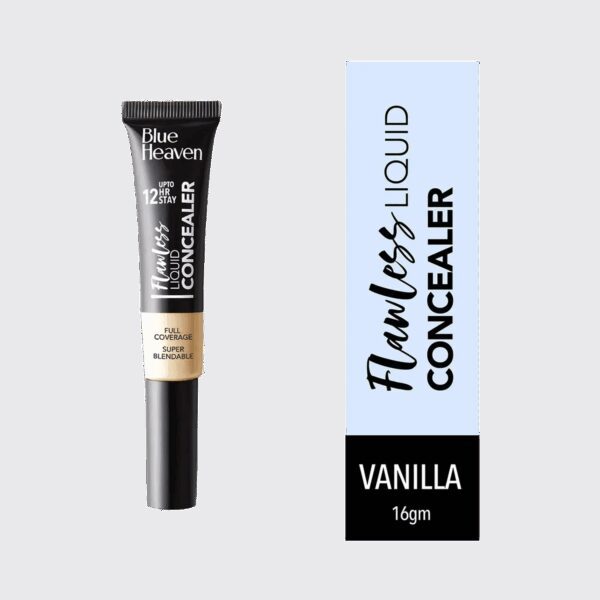 Blue Heaven Flawless Liquid Concealer - 101 Vanilla Vety Fair (16ml) - Blue Heaven