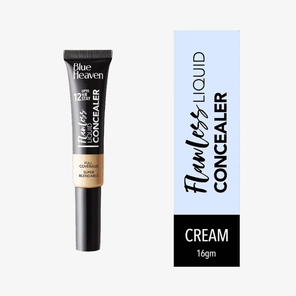 Blue Heaven Flawless Liquid Concealer - 201 Cream Blush (16ml) - Blue Heaven