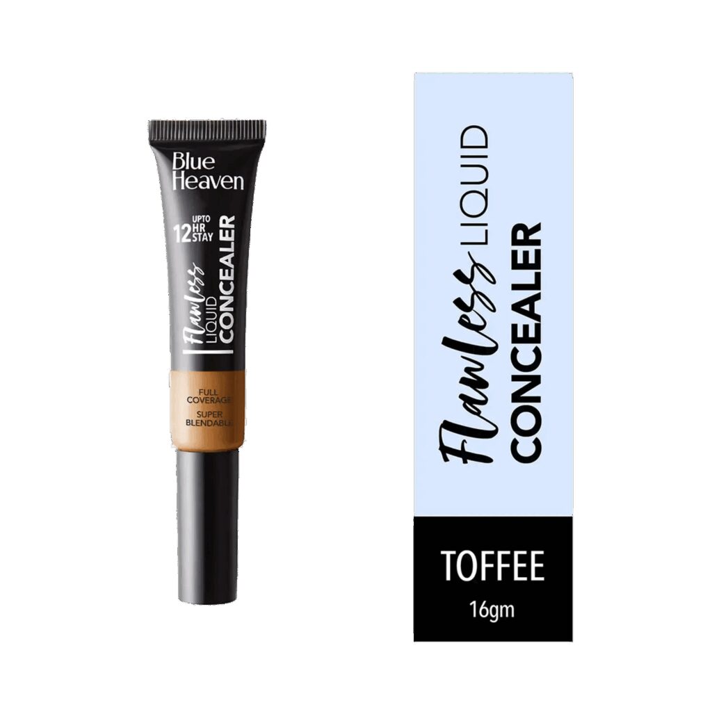 Blue Heaven Flawless Liquid Concealer - 501 Toffee (16ml) - Blue Heaven