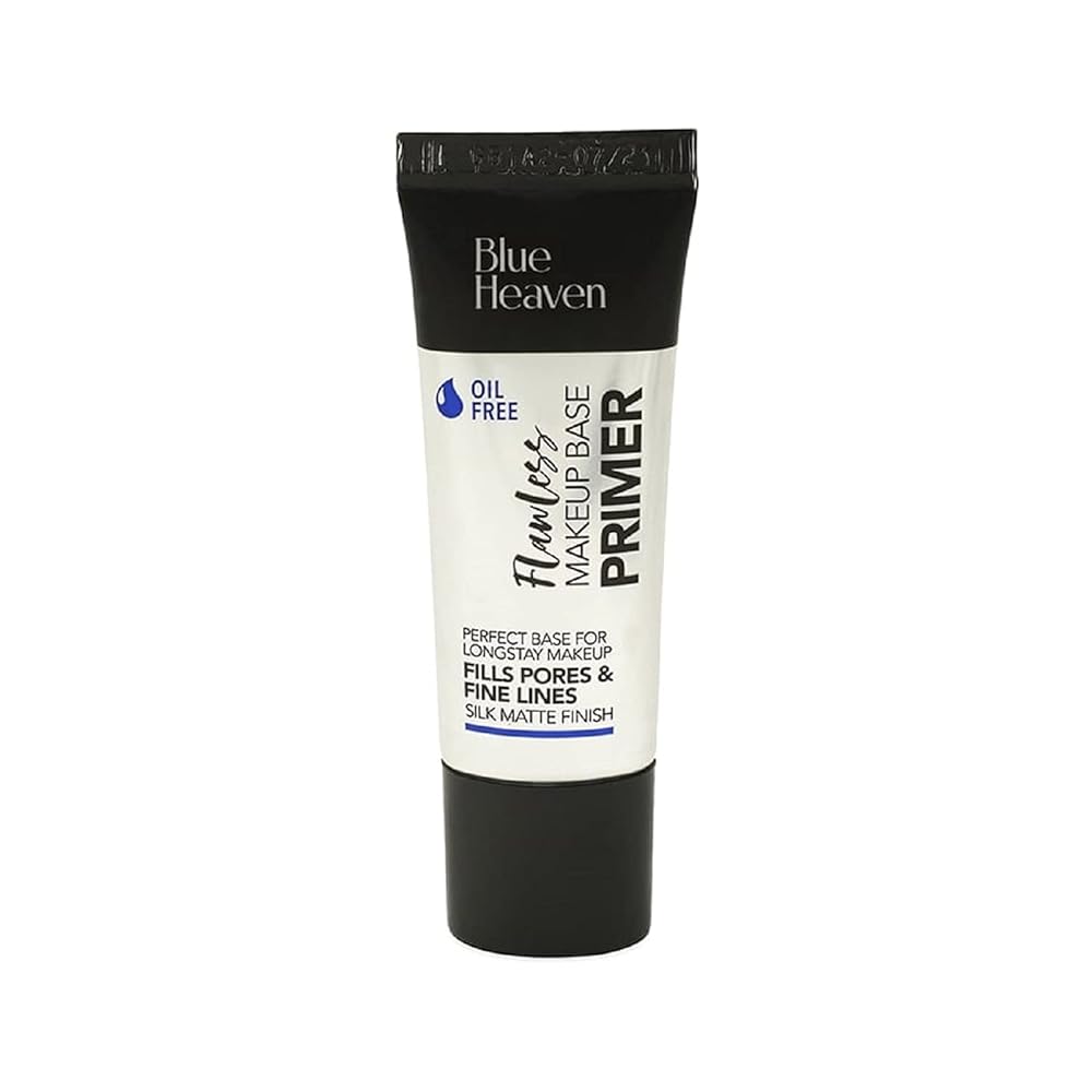 Blue Heaven Flawless Makeup Base Primer | Smooth & Long-Lasting Base | Pores & Fine Lines Minimizer Primer for Face makeup | Silk Matte Finish | Non-Greasy and Oil-Free |...