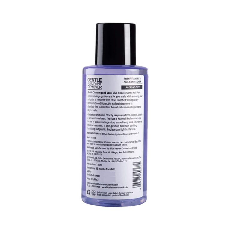 Blue Heaven Gentle Nail Paint Remover (125ml) - Blue Heaven