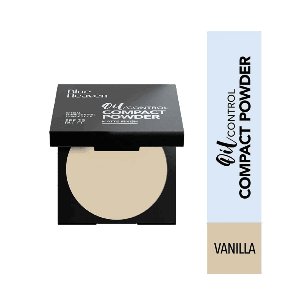 Blue Heaven Oil Control Compact Powder - 101 Vanilla (8g) - Blue Heaven