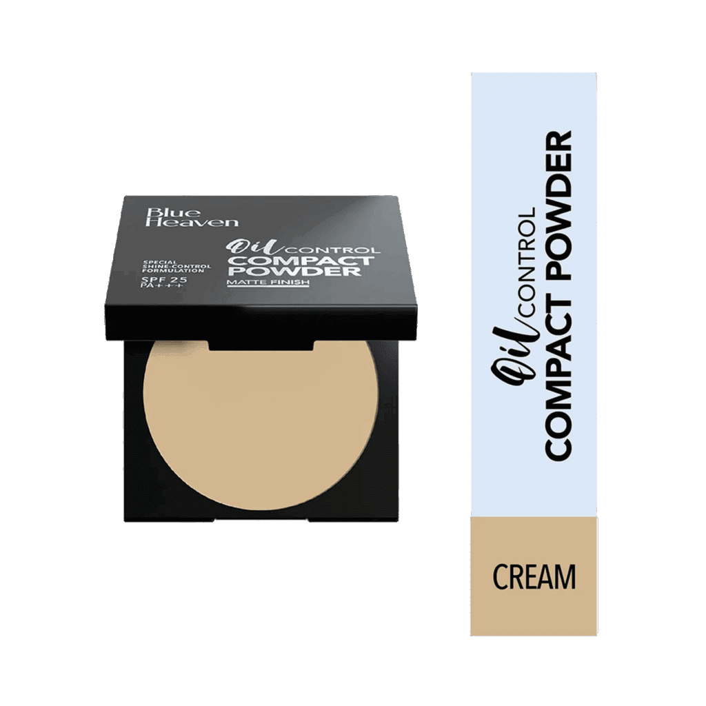 Blue Heaven Oil Control Compact Powder - 201 Cream (8g) - Blue Heaven