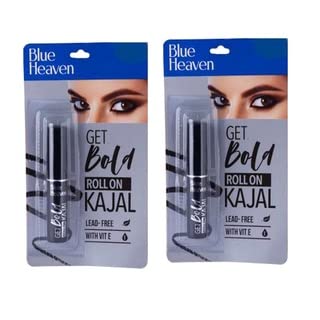 Blue Heaven Pencil Kajal (Black, 17 G), Shimmery Finish