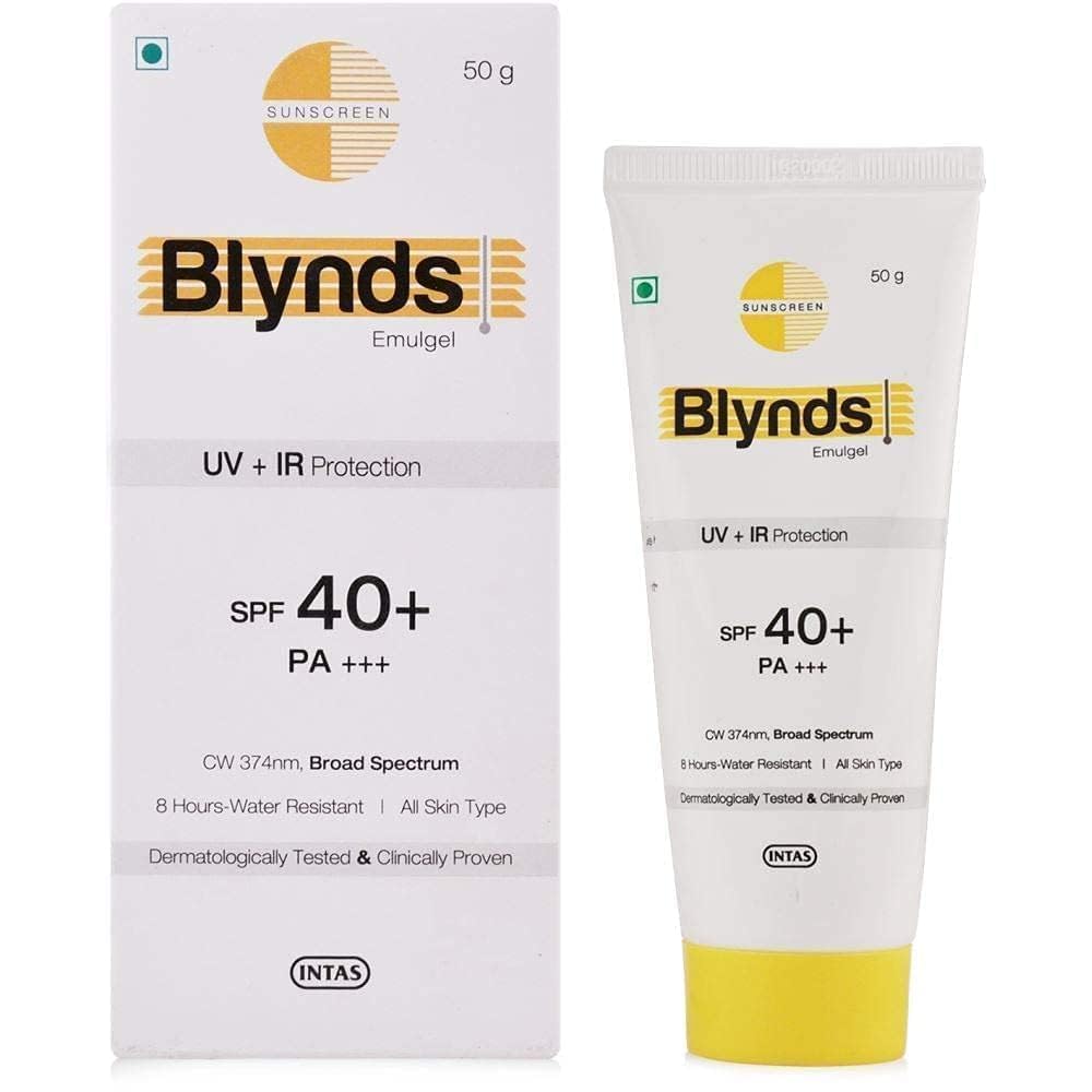 Blynds Emulgel Spf40 + Pa++-Best Sunscreen 50G-Spf Spf40 + Pa+++ For All Skins (Pack Of 1-50 Gm)
