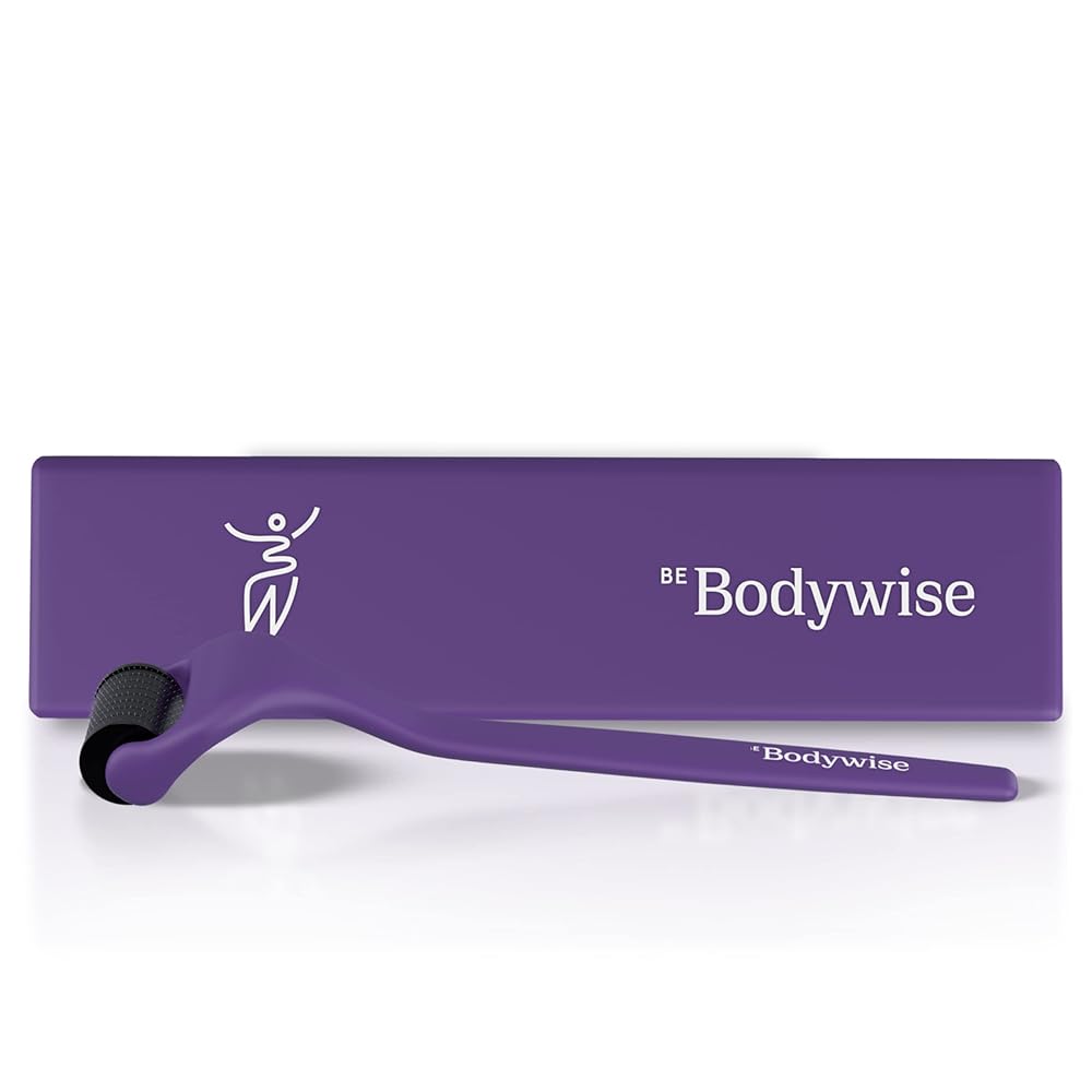 Bodywise Advance Derma Roller for Women | 540 Micro 0.5mm Titanium Alloy Needles | Faster Absorption of Oils & Serums | Reduces Hair Fall & Stimulates Hair Follicles | Safe,...