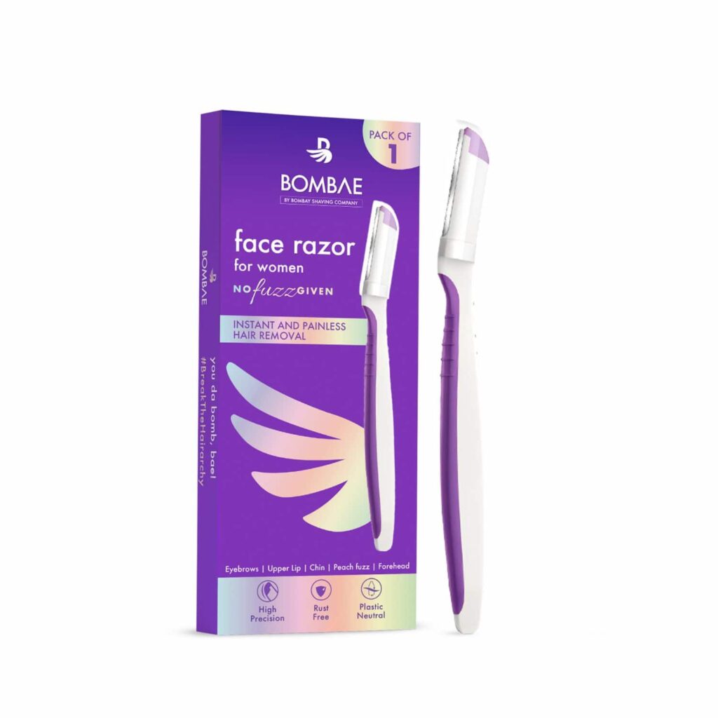 Bombae Painless and Instant Face Razor for women - Bombae