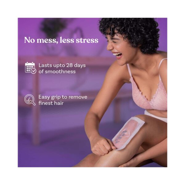 Bombae Ready Set Body Wax Strips for Dry Skin - (10Pcs) - Bombae