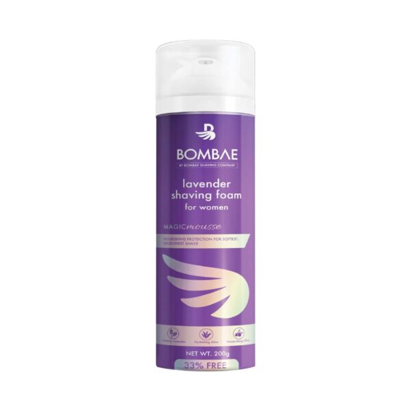 Bombae Ultra Sensitive Shaving Foam for Women (200ml) - Bombae