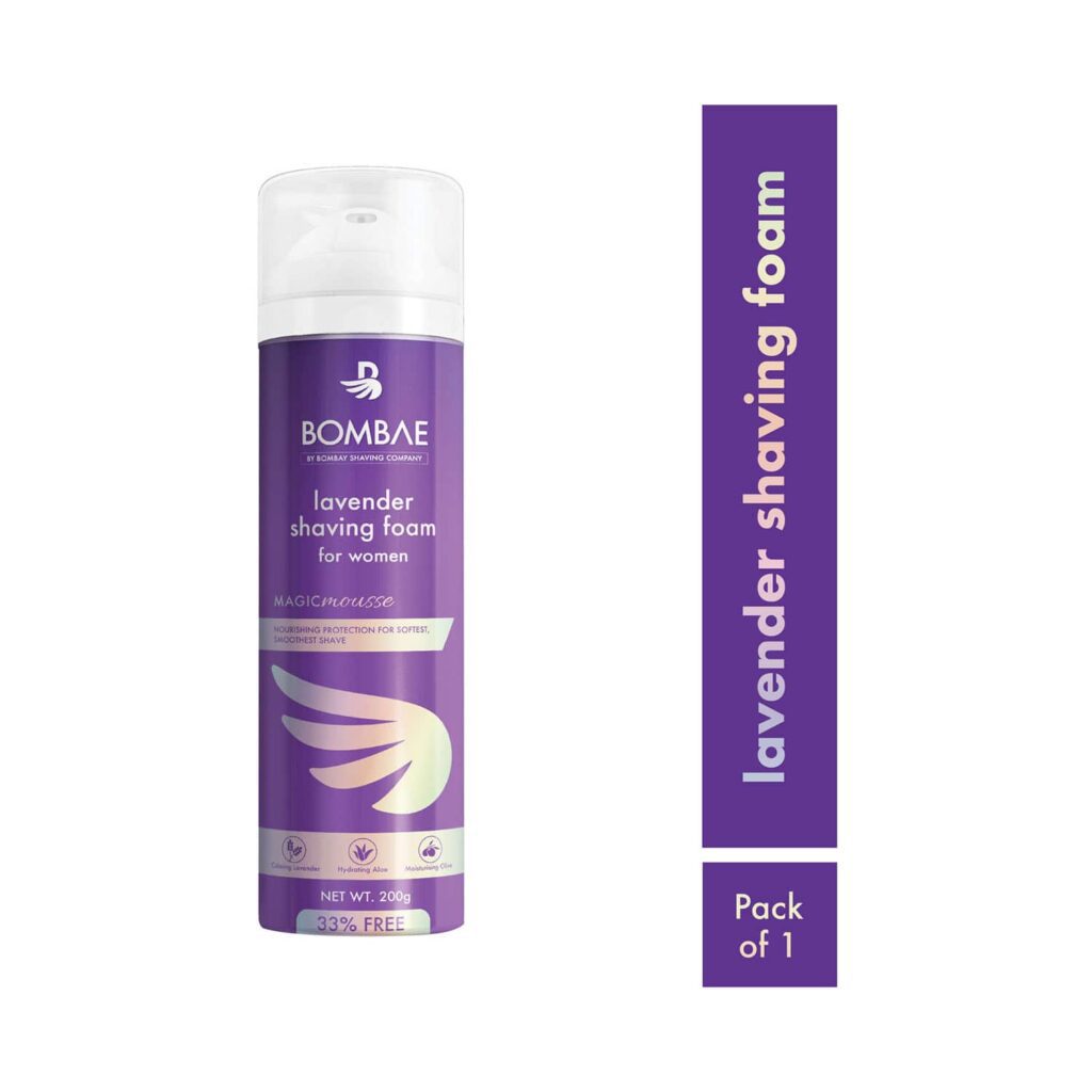 Bombae Ultra Sensitive Shaving Foam for Women (200ml) - Bombae
