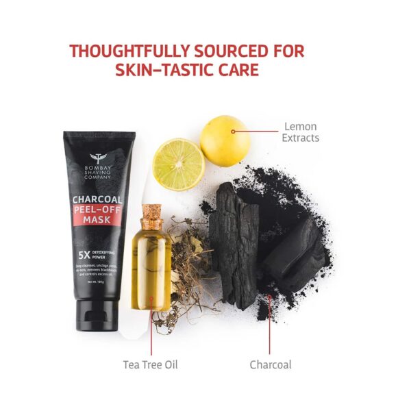 Bombay Shaving Company Activated Charcoal Peel Off Mask (100g) - Bombay Shaving Company