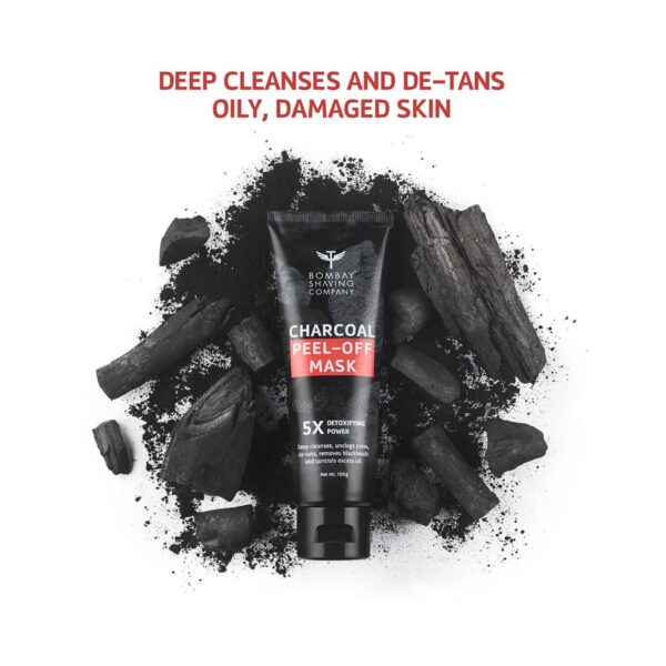 Bombay Shaving Company Activated Charcoal Peel Off Mask (100g) - Bombay Shaving Company