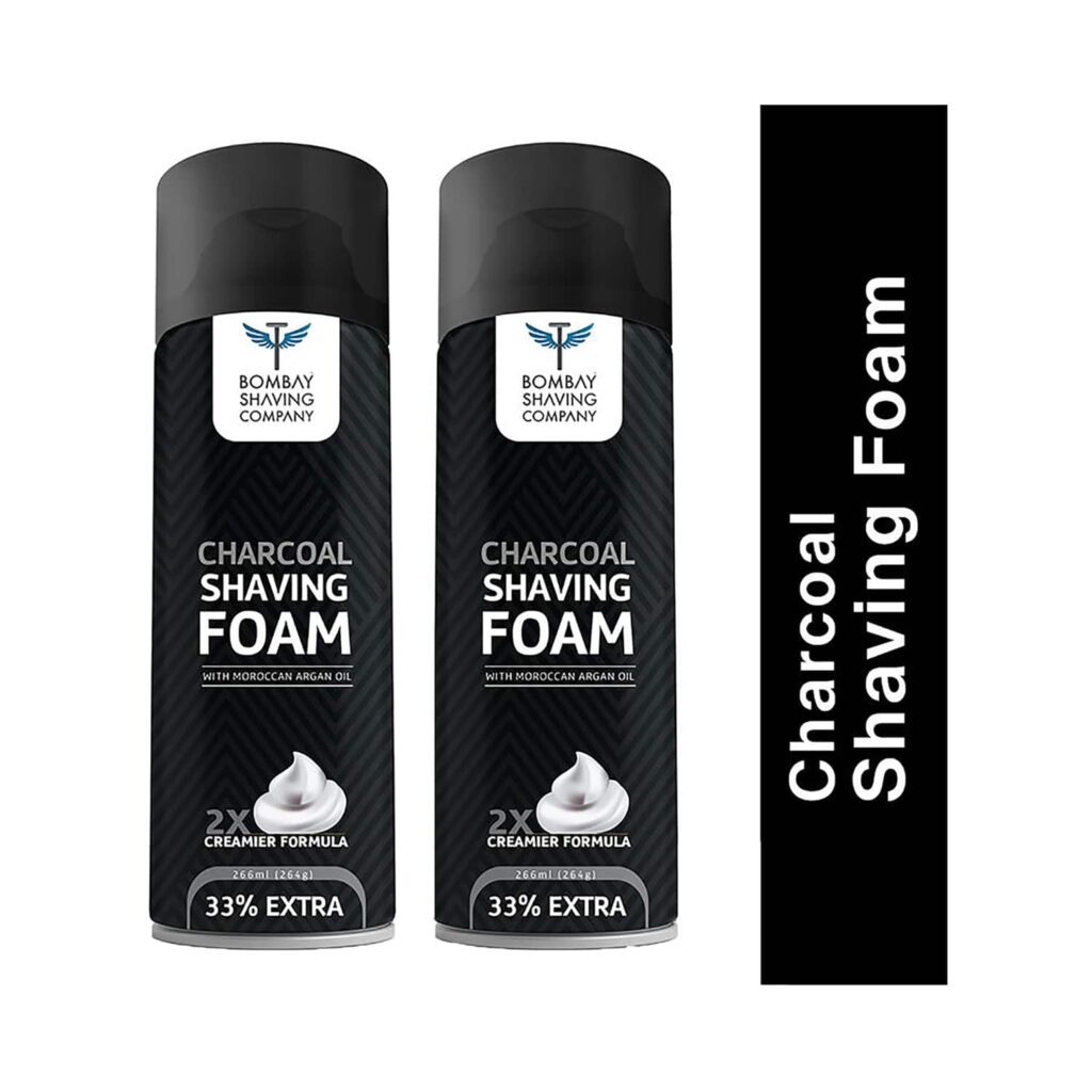 Bombay Shaving Company Activated Charcoal Shaving Foam (2Pcs) - Bombay Shaving Company
