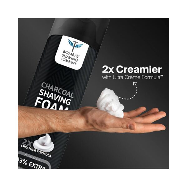 Bombay Shaving Company Activated Charcoal Shaving Foam (2Pcs) - Bombay Shaving Company