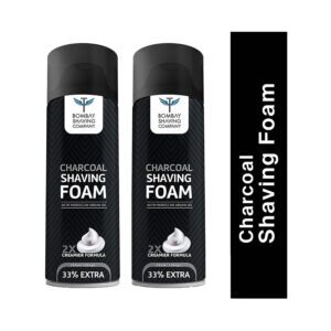 Bombay Shaving Company Activated Charcoal Shaving Foam (2Pcs) - Bombay Shaving Company