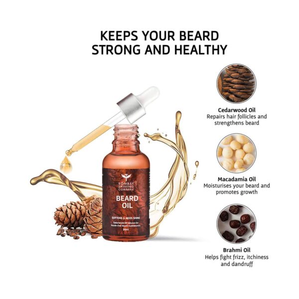 Bombay Shaving Company Cedarwood Beard Oil For Men (30ml) - Bombay Shaving Company