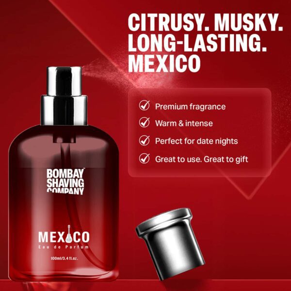 Bombay Shaving Company Charcoal Face Wash & Mexico Premium Perfume For Men Combo - Bombay Shaving Company