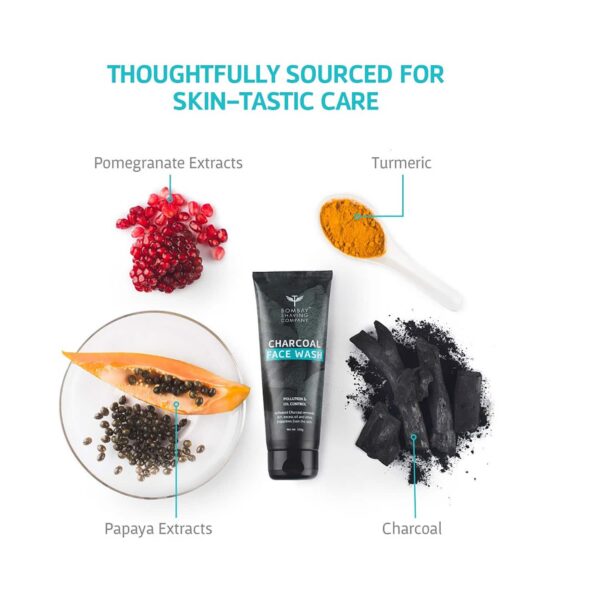 Bombay Shaving Company Charcoal Face Wash & Mexico Premium Perfume For Men Combo - Bombay Shaving Company