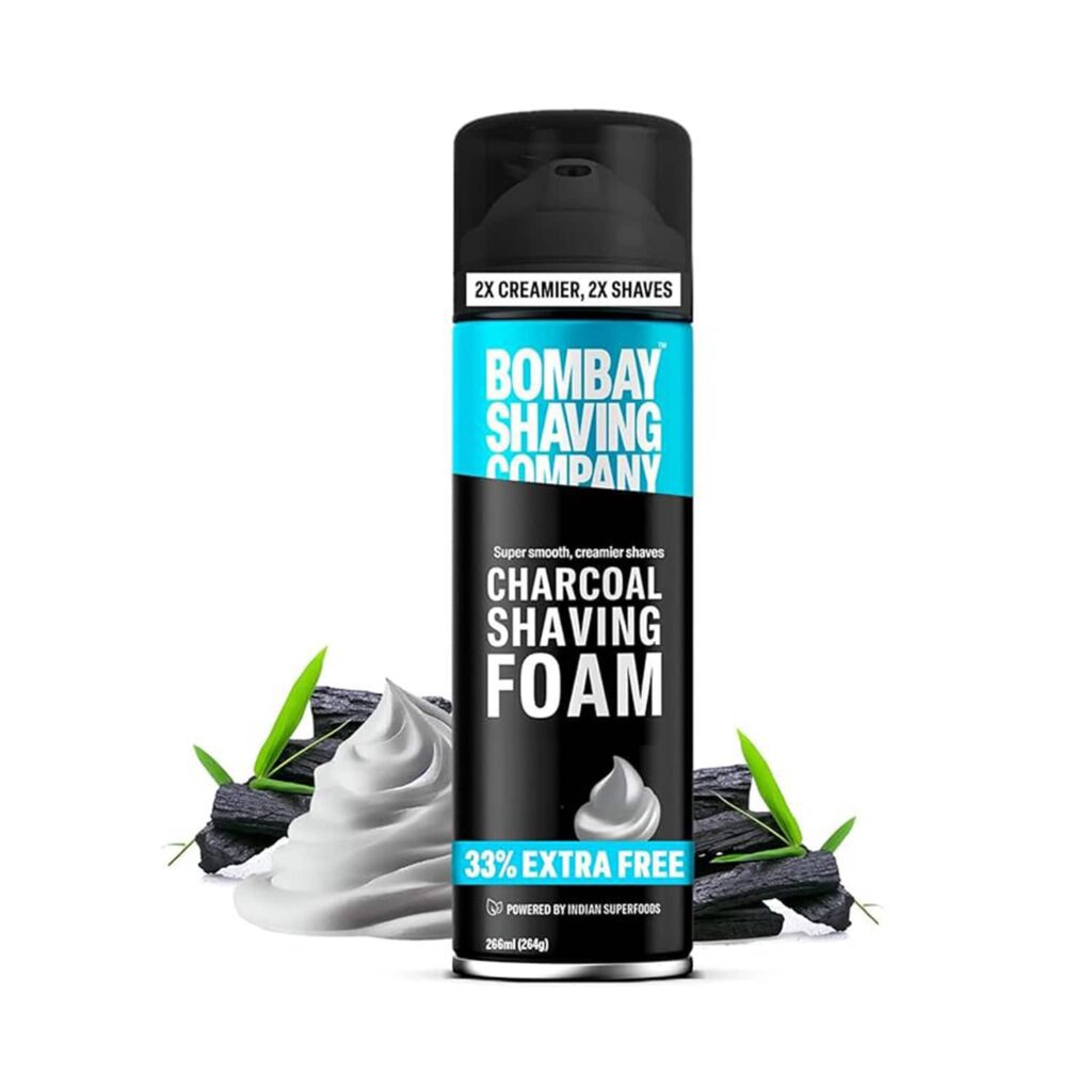 Bombay Shaving Company Charcoal Shaving Foam (264g) - Bombay Shaving Company