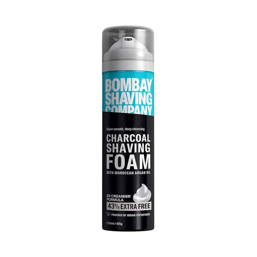 Bombay Shaving Company Charcoal Shaving Foam For Men (425 g) - Bombay Shaving Company