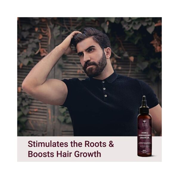 Bombay Shaving Company Onion And Bhringraj Hair Oil (100ml) - Bombay Shaving Company