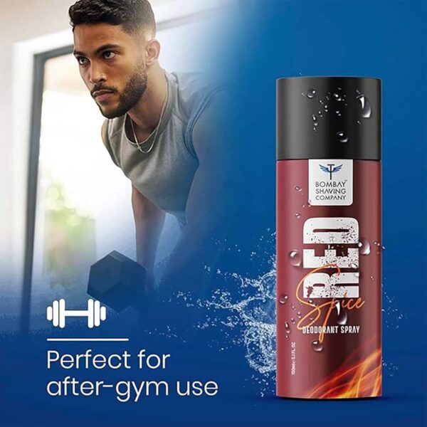 Bombay Shaving Company Red Spice Combo Deodorant Spray For Men (4 x 150 ml) - Bombay Shaving Company
