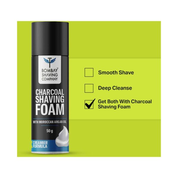 Bombay Shaving Company Sensi Smart 3 Razor and Charcoal Shaving Foam Grooming Kit (3 Pcs) - Bombay Shaving Company