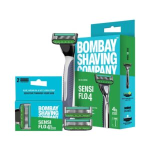 Bombay Shaving Company Sensiflo 4 Razor With Cartridge (2 Pcs) - Bombay Shaving Company