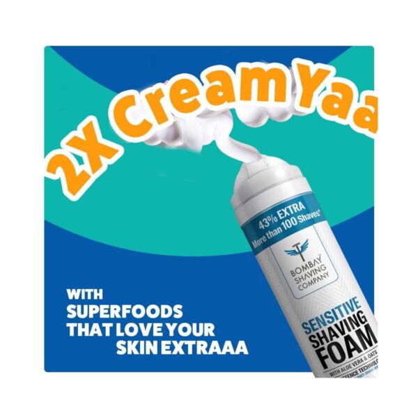 Bombay Shaving Company Sensitive Shaving Foam (425 g) - Bombay Shaving Company