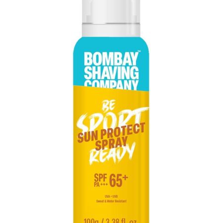 Bombay Shaving Company Sports Ready SPF 65+ PA +++| Sunscreen Spray and mist | Light and weightless | High-Performance Sun Protection | Quick-Absorbing, Non-Sticky, Oil free |...