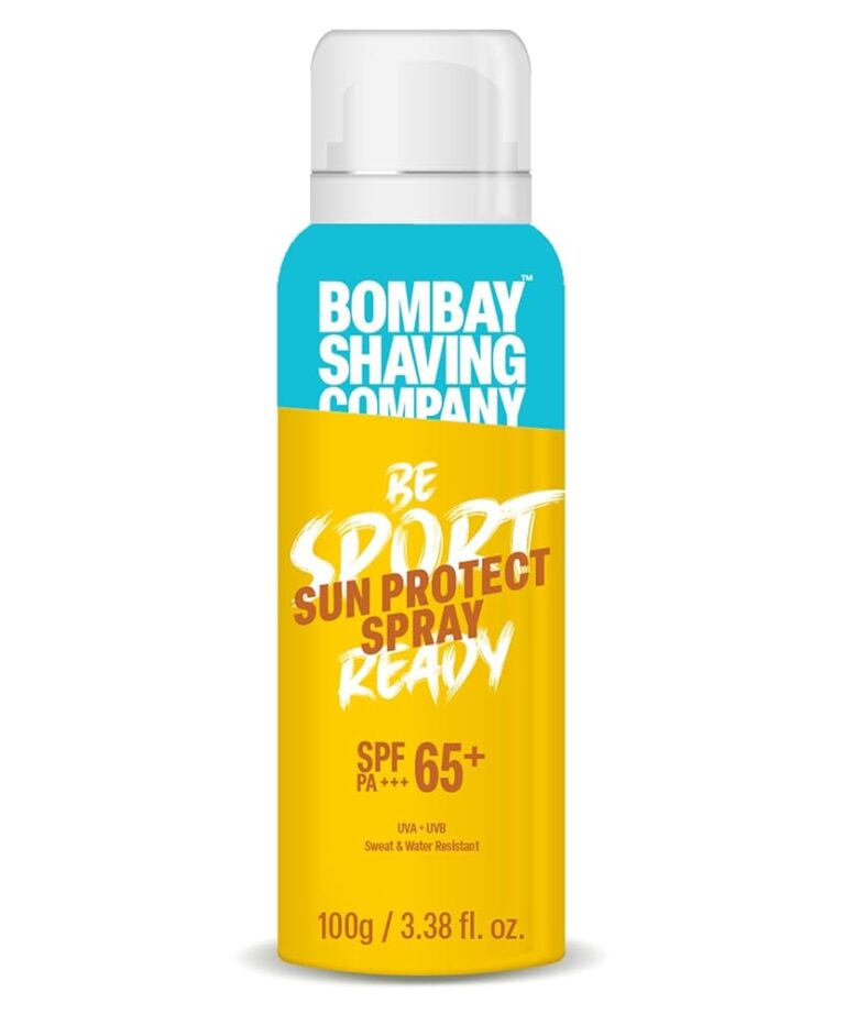 Bombay Shaving Company Sports Ready SPF 65+ PA +++| Sunscreen Spray and mist | Light and weightless | High-Performance Sun Protection | Quick-Absorbing, Non-Sticky, Oil free |...