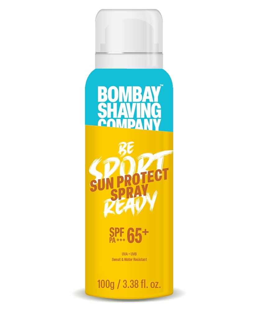 Bombay Shaving Company Sports Ready SPF 65+ PA +++| Sunscreen Spray and mist | Light and weightless | High-Performance Sun Protection | Quick-Absorbing, Non-Sticky, Oil free |...