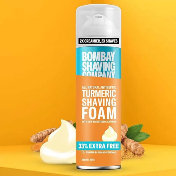 Bombay Shaving Company Turmeric Shaving Foam (266ml) - Bombay Shaving Company