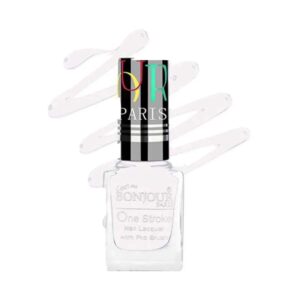 Bonjour Paris Coat Me Satin Matte Nail Polish - 19 Pure White (9ml) - Bonjour Paris