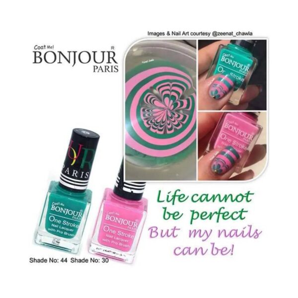 Bonjour Paris Coat Me Satin Matte Nail Polish - 30 Baby Pink (9ml) - Bonjour Paris