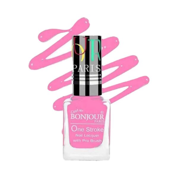 Bonjour Paris Coat Me Satin Matte Nail Polish - 30 Baby Pink (9ml) - Bonjour Paris