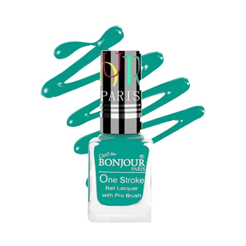 Bonjour Paris Coat Me Satin Matte Nail Polish - 44 Jadegreen (9ml) - Bonjour Paris