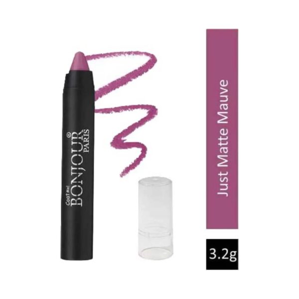Bonjour Paris Just Matte Lip Crayon - 03 Mauve (3.2g) - Bonjour Paris
