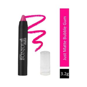 Bonjour Paris Just Matte Lip Crayon - 04 Bubblegum Pink (3.2g) - Bonjour Paris
