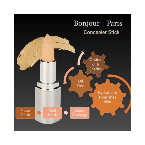 Bonjour Paris Oil-Free Concealer Cum Pan Stick - Fair Nude (4.2g) - Bonjour Paris