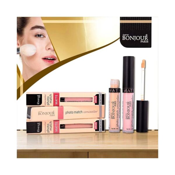 Bonjour Paris Photo Match Liquid Concealer SPF 25 - Fair (4ml) - Bonjour Paris