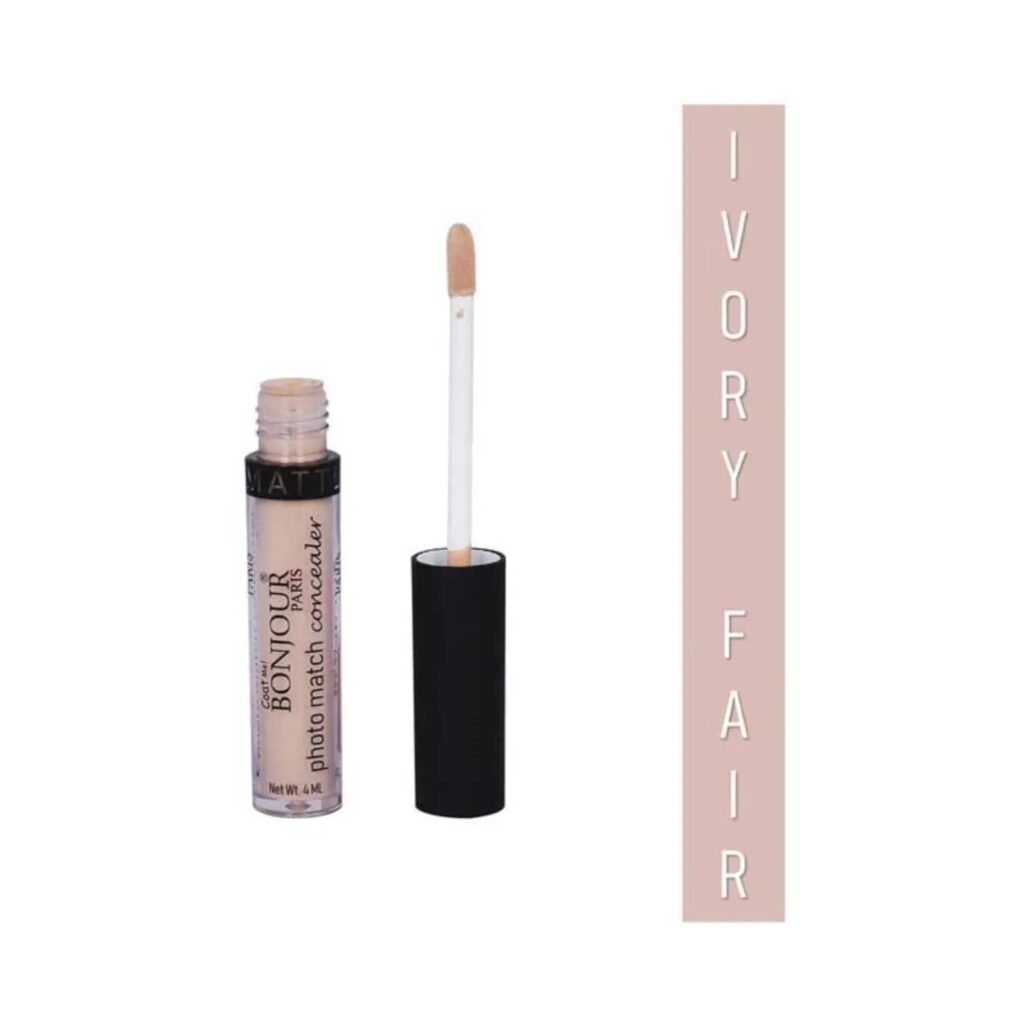 Bonjour Paris Photo Match Liquid Concealer SPF 25 - Ivory Fair (4ml) - Bonjour Paris