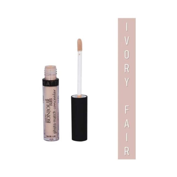 Bonjour Paris Photo Match Liquid Concealer SPF 25 - Ivory Fair (4ml) - Bonjour Paris